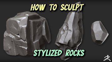 How to Sculpt Stylized Rocks in ZBrush