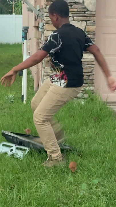 Kid crashes out on TV!