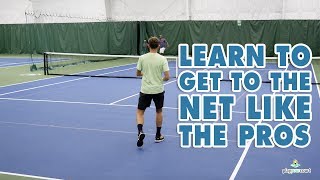 Famous Learn To Get To The Net Like The Pros - Tennis Lesson Net Worth