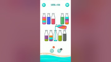 Water sort puzzle level 182 solution