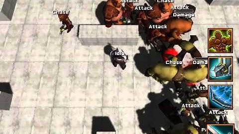 Unity 4 Mecanim Animator+PathFinder+NGUI Test #15