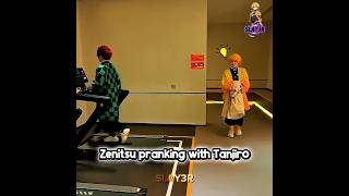Zenitsu did a wrong prank💀#anime #demonslayer #kny #foryou #cosplay