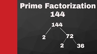 Prime Factorization of 144 and 90