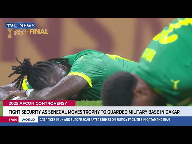 Senegal Ignores CAF Verdict, Moves 2025 AFCON Trophy to Military Base