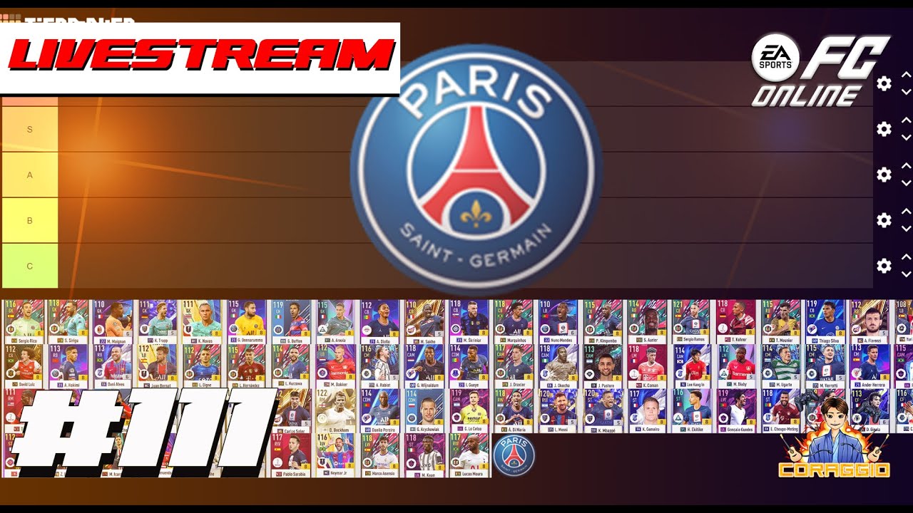 FIFA Online4 111 PSG Tier list มีมิลานให้ลองเล่น!!! FO4 YouTube