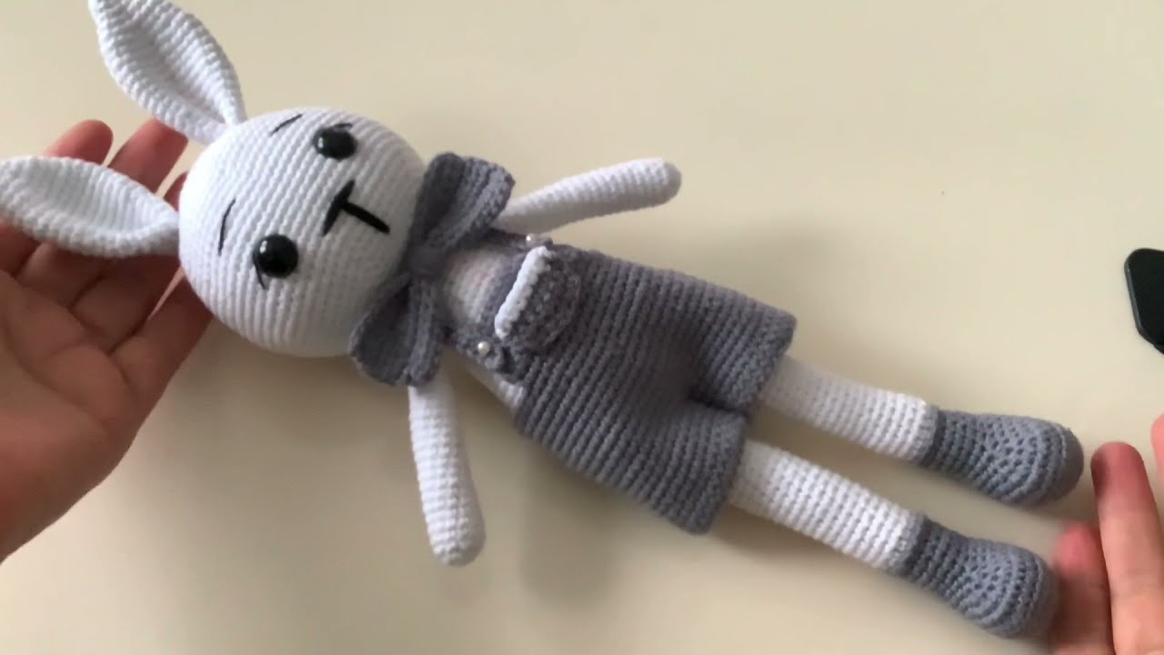 Amigurumi (yenidoğan) tavşan set tarifi  part 3. Birleştirme dikiş