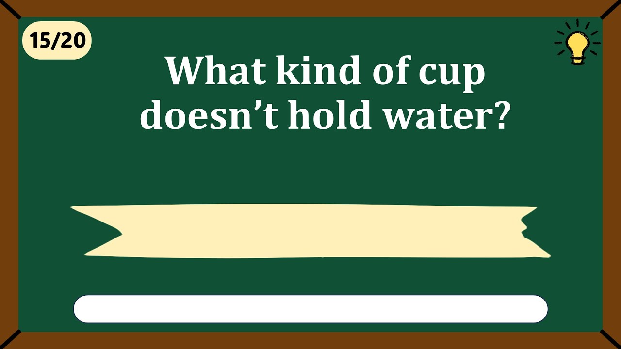 20 Fascinating Nonsense Riddles to Challenge Your Wit! - YouTube