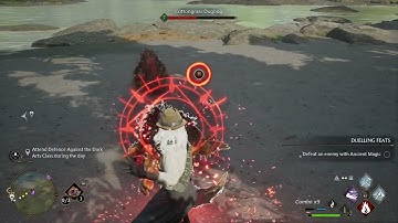 How Learn Expelliarmus PART 2 - DODGE ROLL & INCENDIO Practice Hecat Assignment 2 - Hogwarts Legacy