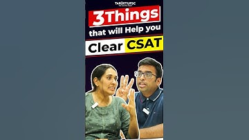 3 Things that will Help you Clear CSAT  #upsc2026 #prelims