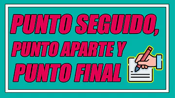 ¿Cómo se llama el punto al final de una frase?