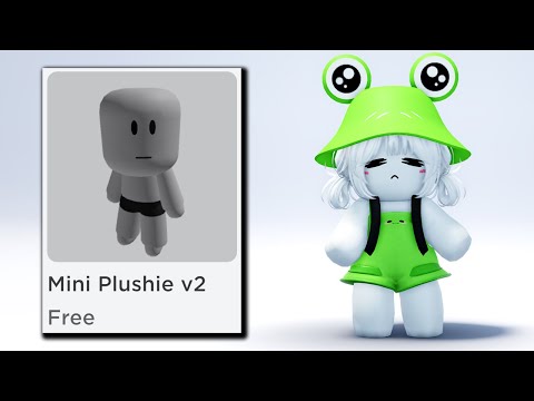 HOW TO BECOME A MINI PLUSHIE FOR FREE IN ROBLOX 😍