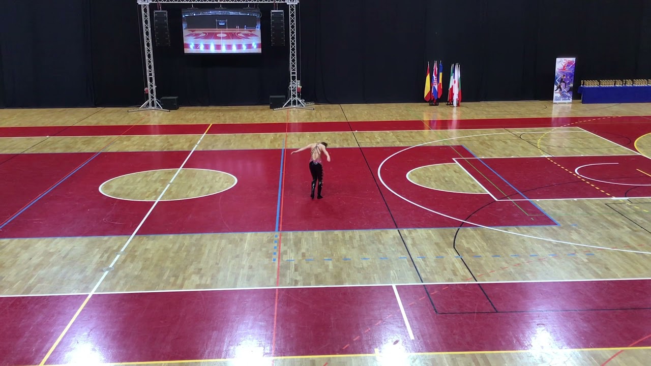NBTA Europe Twirling Championships 2021 - Porec - RHYTHMIC TWIRL Junior - Charlyne Colombet - France