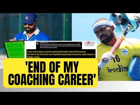 A Hurt PR Sreejesh blasts Hockey India after being removed as coach Sports Today