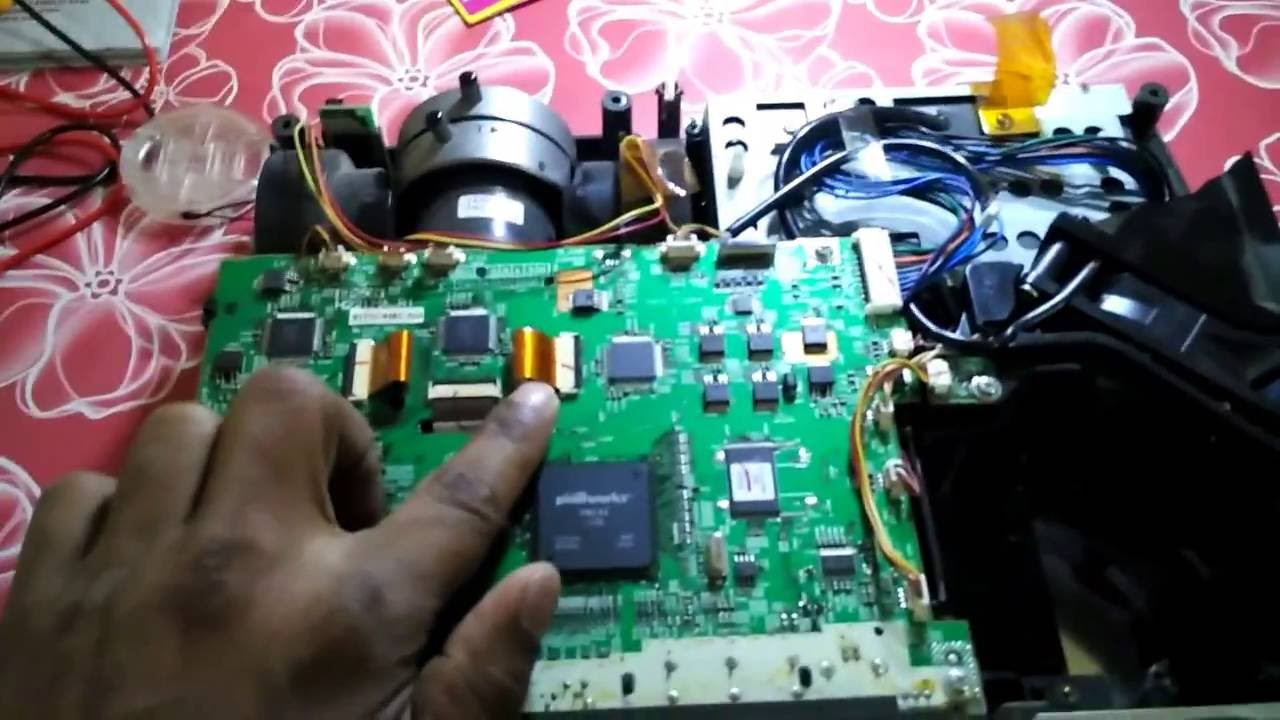 How to fool the Epson EMP X3 projector to install LED light (part 1)