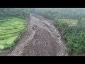 Drone Penampakan Hulu sungai gunung marapi penyebab banjir bandang