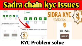 sidra p2p kyc verification problem/sidra p2p kyc verification new update