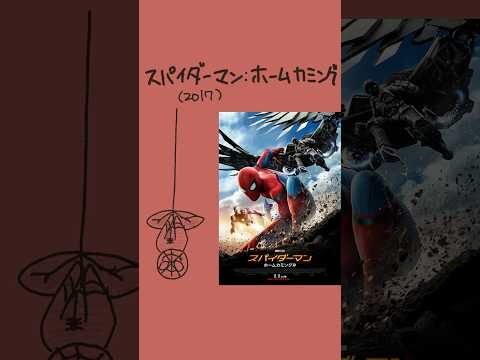 映画紹介「スパイダーマン：ホームカミング」（2017）#トムホランド #ゼンデイヤ #ロバートダウニージュニア　#映画 #映画紹介　#shorts