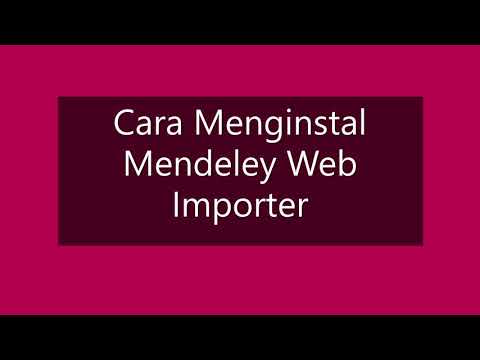 Cara Menginstal Mendeley