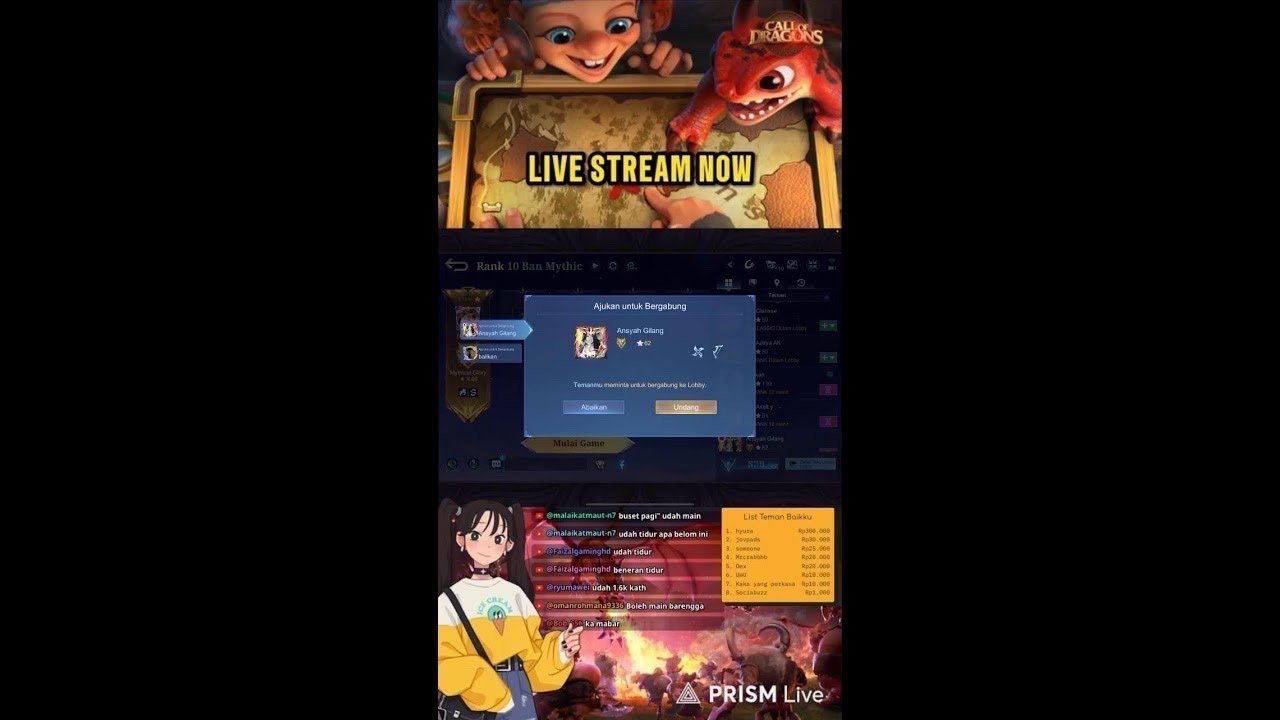 LIVE Akhir Season Mobile Legend