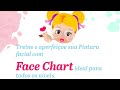 Treine e aperfeiçoe sua Pintura Facial com face chart ideal para todos os níveis!
