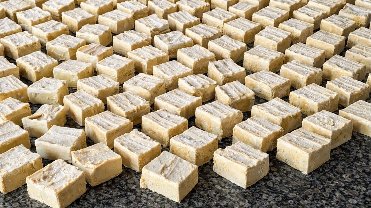 Só 6L de ÓLEO Usado Rendeu Mais de 50 Barras de Sabão Caseiro de Açúcar e Sanitária 👈🏻😮