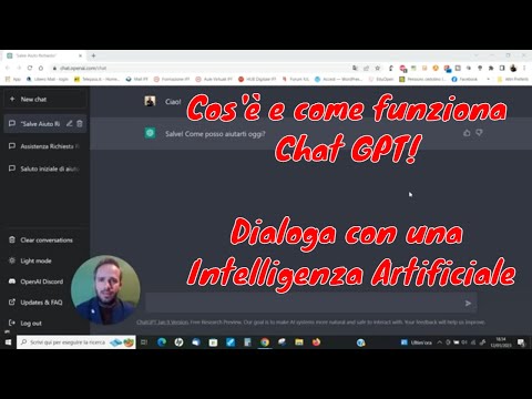 Andrea Cartotto - Cos'è e come funziona Chat GPT, l'intelligenza artificiale del momento!