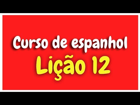 Curso de Espanhol Lição 12 HD LOS ANIMALES 2