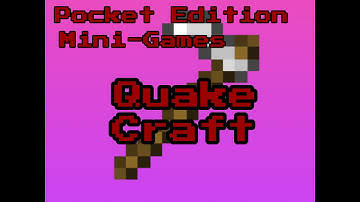 Minecraft Pocket Edition Mini-Games #1- 1st place in QuakeCraft
