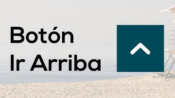 Como hacer boton de ir arriba con HTML, CSS y Javascript