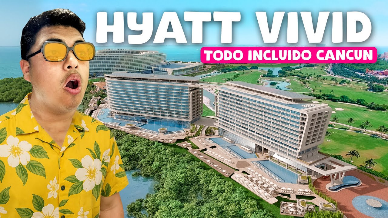 ENCONTRÉ un HOTEL solo ADULTOS en CANCÚN totalmente NUEVO😱 Hyatt Vivid Grand Island 🇲🇽 GUÍA REAL