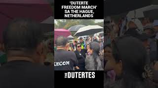 ‘DUTERTE FREEDOM MARCH’ SA THE HAGUE, NETHERLANDS