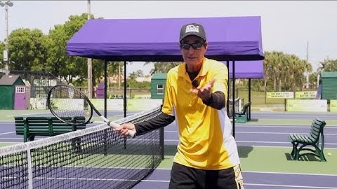World class return of serve technique by Coach Rick Macci