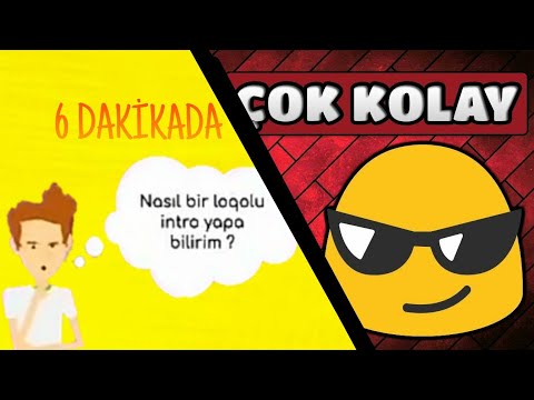 TELEFONDA 3D LOGOLU İNTRO NASIL YAPILIR 6 DAKİKADA. (DETAYLI ANLATIM)