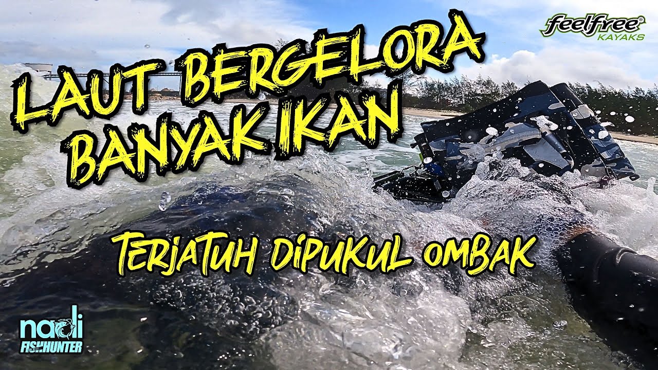 IKAN BANYAK TAPI BOLEH PENDEK NYAWA! Cabaran Laut Bergelora | Kayak Fishing ZERO to HERO! v128