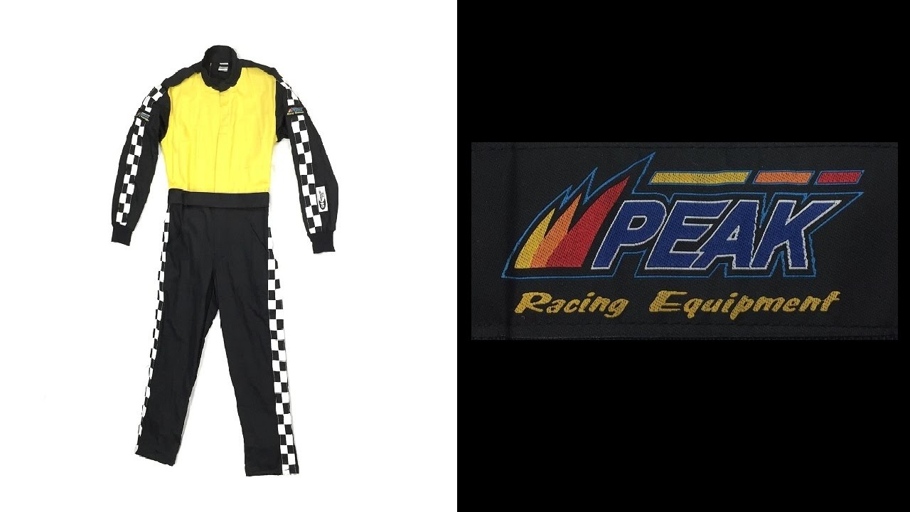 Racing Fire Suit 1 Layer 1 Piece Small Yellow Qualifier By Peak Racing