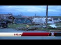 Nearly half of minden iowa sees mass destruction caused by tornado tearing through town