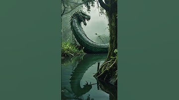 AI Nature Exploration  Amazing Scenery  Giant Python #nature #wildlife #animals