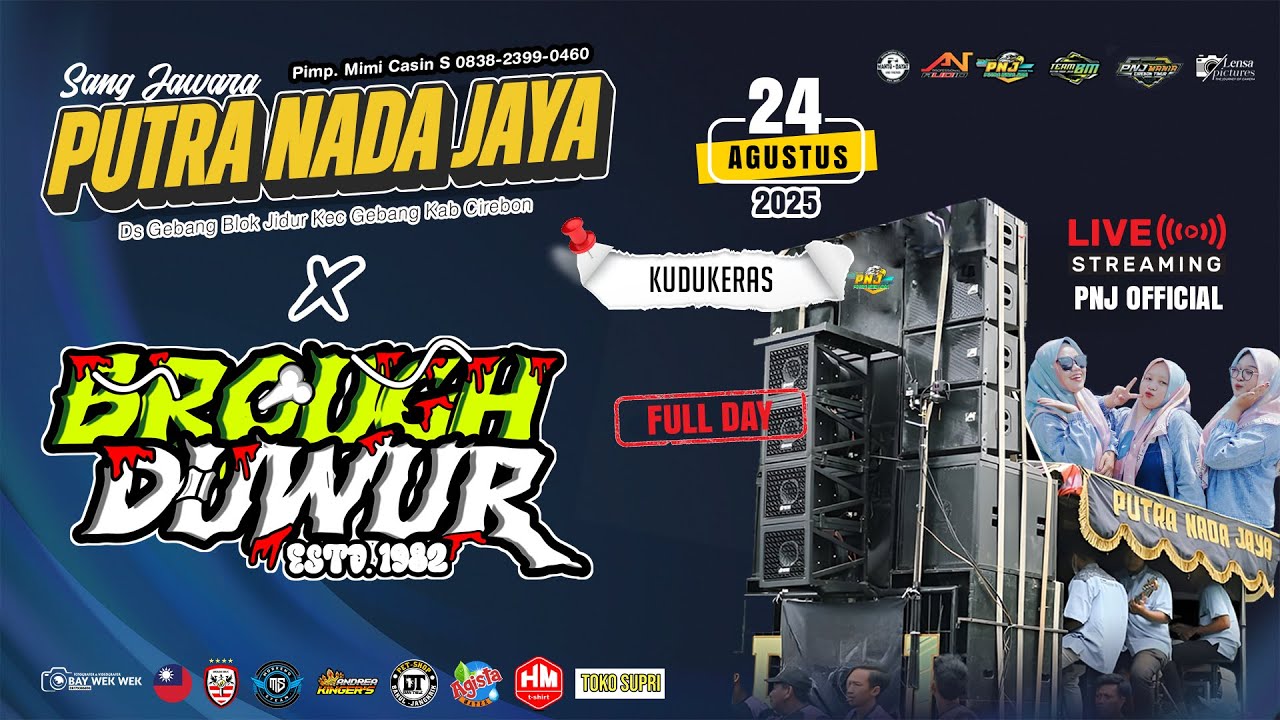 PUTRA NADA JAYA SHOW KUDUKERAS BLOK DUWUR II CIREBON 24 AGUSTUS 2025