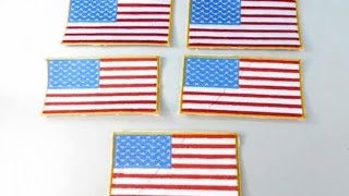 iron on clothes patches American flag USA patriotic WholesaleSarong.com