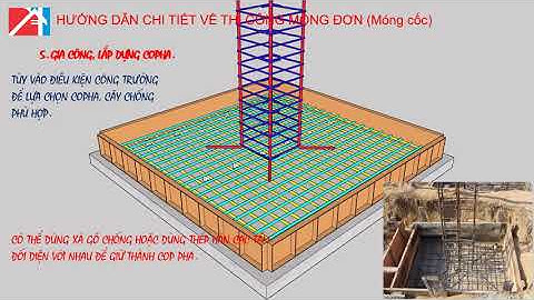 8. CHI TIẾT CẤU TẠO, THI CÔNG MÓNG ĐƠN ( MÓNG CỐC).