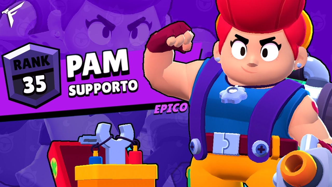 Ha Fatto La Nuova Pam Al Rank 35 Brawl Stars Youtube - pam brawl stars bisegno bianco e nero