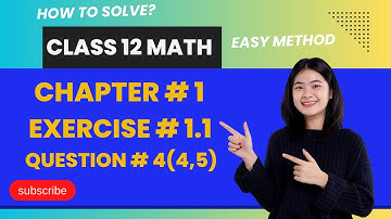 Class 12 math Chapter 1 (Functions and Limits) find domain and range - Exercise 1.1 Q No 4 (4,5)