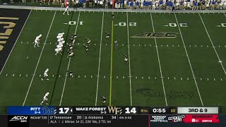 Pitt vs Wake Forest THRILLING Ending | 2023 College Football