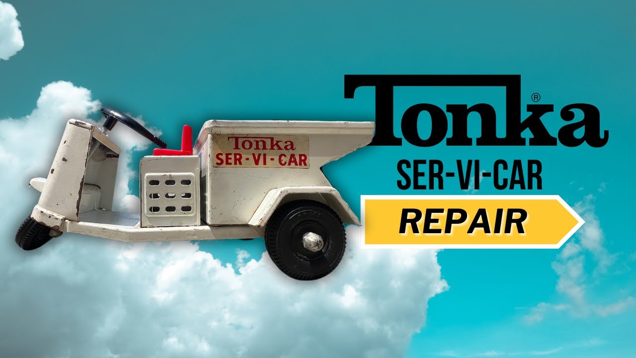 Restoring a Tonka Ser-Vi-Car: Seat & Steering Wheel Replacement