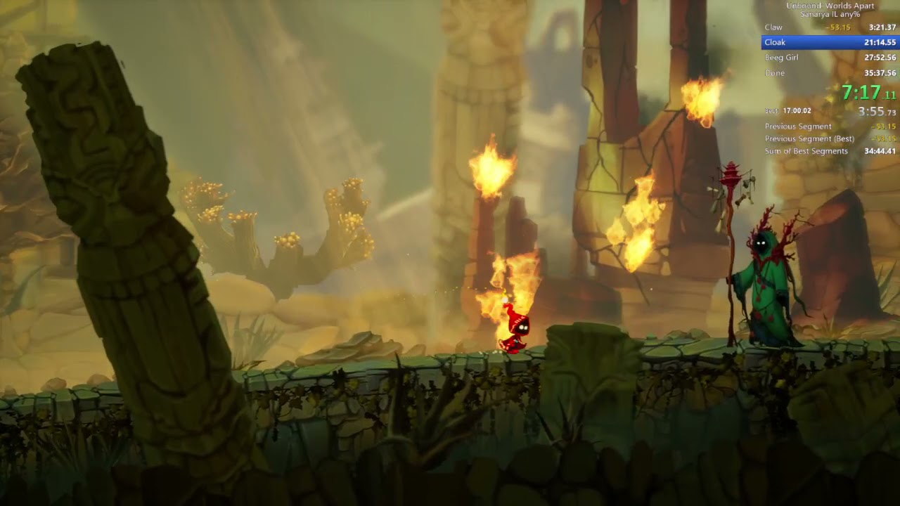 Unbound: Worlds Apart Sanarya any% IL Speedrun 