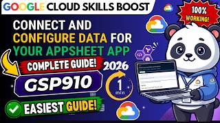 Connect and Configure Data for your AppSheet App GSP910 #qwiklabsarcade2026 Google Appsheet solution