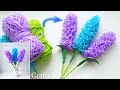 Easy Lavender Flower Making Idea with Wool - DIY Woolen Craft -How to Make Beautiful Lavender Flower