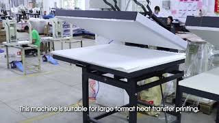 80X100CM Large Format Fabric Heat Press Transfer Machine