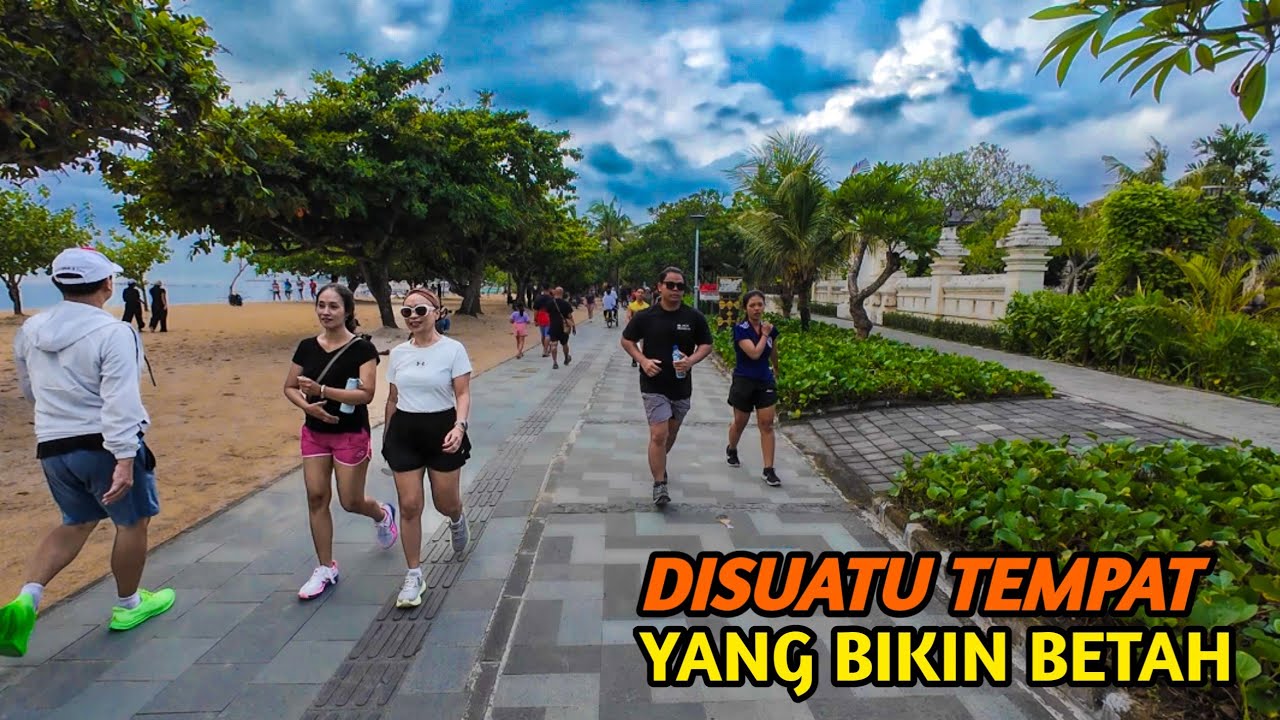 Disuatu Tempat Yang Ramai di Pantai Sanur Bali