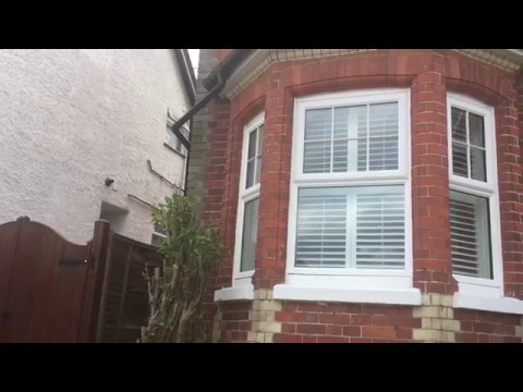 Tier on tier shutter bay window install